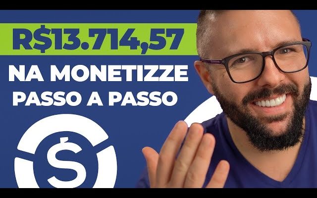 MONETIZZE PARA INICIANTES, passo a passo para ganhar R$8.325,80 por mês na monetizze