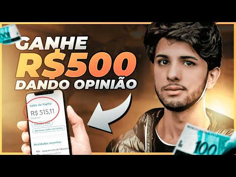 GANHE DE 200 A 500 REAIS APENAS DANDO SUA OPINIÃO – Renda Extra Com Sites Para Ganhar Dinheiro